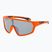Kinder-Sonnenbrille GOG Flint matte neon orange/black reflex silver