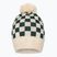 KID STORY Kinder Wintermütze Merino grün Schachbrett
