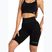 Radlerhose Training Damen Gym Glamour Push Up 2.0 black