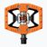 Crankbrothers Double Shot 2 orange/schwarz/orange Fahrradpedale