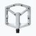 Crankbrothers Stamp 2 roh Silber Fahrradpedale