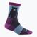 Damenstrümpfe Darn Tough Bear Town Micro Crew Cushion lila