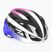 Fahrradhelm Rudy Project Rebel pearl metal/pink/cyber blue shiny