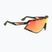 Sonnenbrille Rudy Project Defender black matte/olive orange/multilaser orange