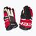 Hockeyhandschuhe CCM Tacks XR80 SR Gloves black/red/white