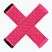 Lenkergriffe Lizard Skins Single-Clamp Strata neon pink