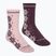 Damensocken KARI TRAA Vinst 2 pack cocoa powder