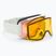 Skibrille Smith Squad white vapor/chromapop everyday rose gold mirror