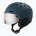 Skihelm HEAD Radar night petrol/silver red