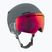 Skihelm Damen HEAD Cinema Pro W grey/red yellow
