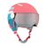 Skihelm Kinder HEAD Maja Visor pink/blue/silver red