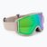 Skibrille HEAD Contex green/sand/fmr blue green
