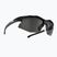Bliz Hybrid S3 glänzend schwarz/rauchfarben Fahrradbrille