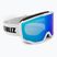 Skibrille Bliz Spark white/smoke&blue