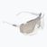 Sonnenbrille POC Devour Mid hydrogen white/clarity road/sunny silver
