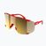 Sonnenbrille POC Devour prismane red/clarity road/Paartly sunny gold