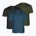 Pinewood Herren-T-Shirts 3er-Pack 3 Stück a.blau/mossgr/schwarz