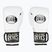 Boxhandschuhe Cleto Reyes Velcro SPaarring white/black