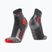 Herren­socken X-Socks Trek Outdoor Low Cut anthracite/red