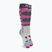 Damenskisocken X-Socks Ski Control 4.0 grau-rosa XSSSKCW19W