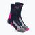 Damensocken X-Socks Trek Outdoor midnight blue/pink/lt grey melange