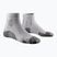 Men's X-Socks Run Perform Ankle Laufsocken arktisch weiß/perlgrau