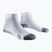 Men's X-Socks Run Discover Ankle Laufsocken arktisch weiß/perlgrau