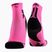Socken X-Socks Run Discover Ankle fluo pink/x schwarz