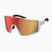 SCOTT Shield weiß matt/rot verchromt Sonnenbrille