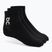 Socken On Running Logo Sock Mid 3 Paar black