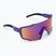 SCOTT Shield Compact ultra lila/grau verchromte Sonnenbrille