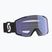 Skibrille SCOTT Shield mineral black/white/amp illuminator blue chrome