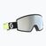 Skibrille SCOTT Ambit Compact black/neon yellow/amp white chrome