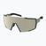 Sonnenbrille SCOTT Shield khaki green/amp white chrome