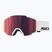 Skibrille SCOTT Shield white/amp red chrome