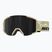 Skibrille SCOTT Shield mojave beige/amp black chrome
