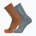 Socken Mammut Multisport Crew Socks 2 pack autumn larice/strata