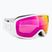 Damen-Skibrille Giro Millie weiß core light/vivid pink