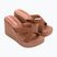 Damen-Pantoletten Ipanema High Fashion II Slide brown/glitter/pink