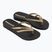 Damen Ipanema Bossa Soft V schwarz/gold Flip Flops