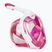 Vollgesichts-Schnorchelmaske SEAC Magica white/pink