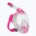 Vollgesichtsmaske zum Schnorcheln Kinder SEAC Libera pink transp./pink