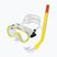 Schnorchel-Set für Kinder SEAC Marina Bis Set yellow