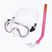 Schnorchel-Set für Kinder SEAC Marina Bis Set pink