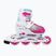 Roces Jokey X Girl Kinder Rollschuhe weiß/rosa