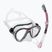 Cressi Big Eyes Evolution + Alpha Ultra Dry Tauchset schwarz/rosa