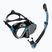 Cressi Big Eyes Evolution + Alpha Ultra Dry Tauchset schwarz/blau