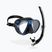 Cressi Ocean + Gamma schwarz/blau Schnorchelset