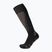 Skisocken Mico Heavy Weight Superthermo Primaloft Merino Ski nero grigio