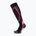 Skisocken für Kinder Mico Medium Weight Warm Control Ski nero/fucsia